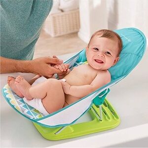 Amazon SUMMER Teal and Green Baby Bath Seat